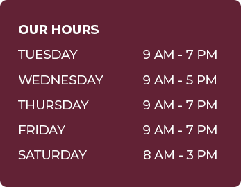 Our Hours